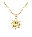 Lovely Sun Silver Necklace SPE-5760